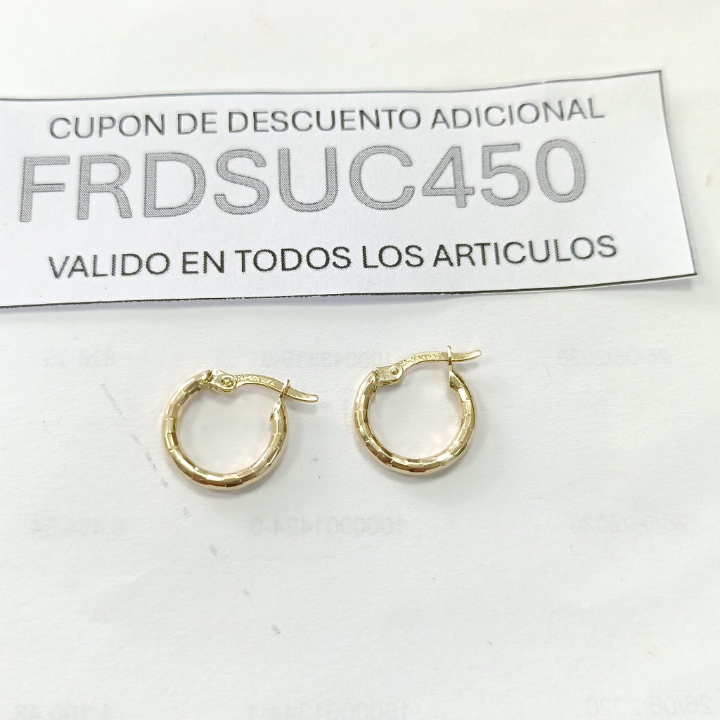 ARRACADAS ORO 14K 1.2 (NUEVO)