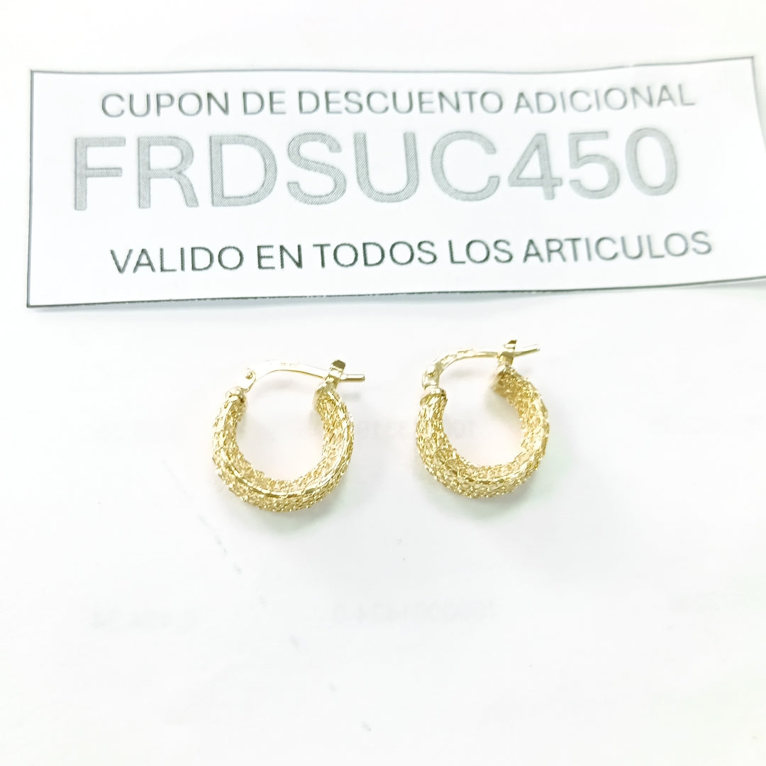 ARRACADAS ORO 14K 2.2 (NUEVO)
