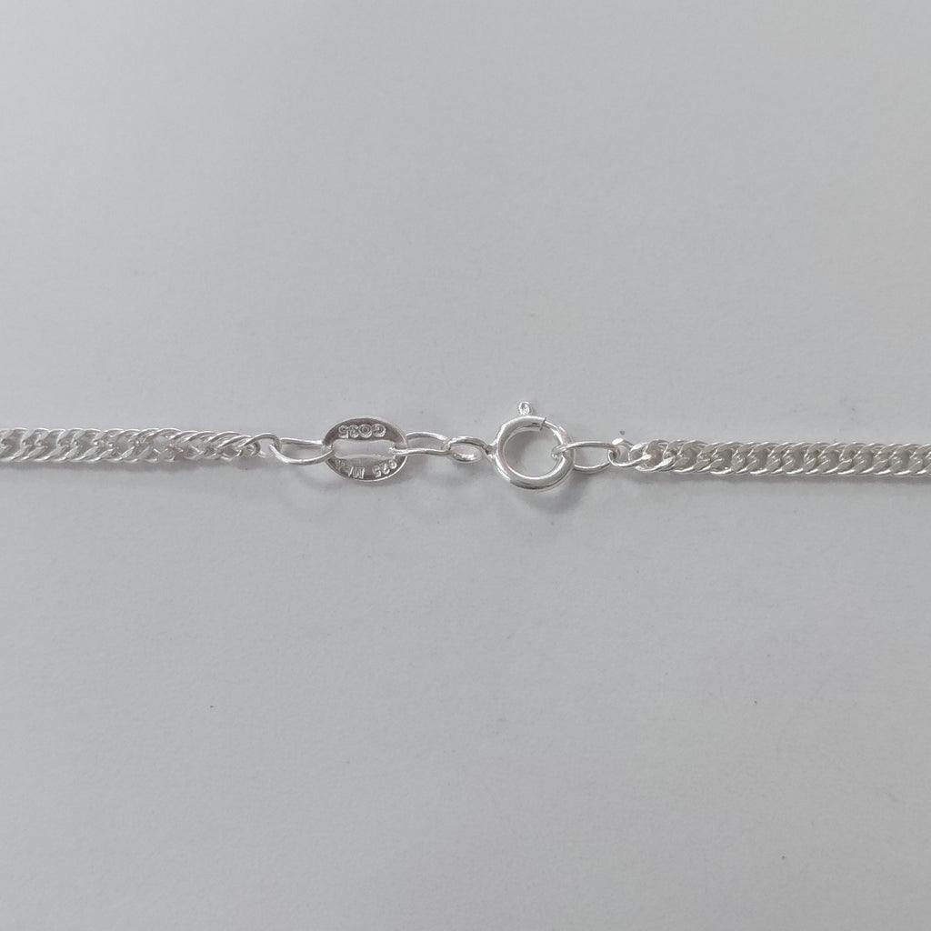 CADENA BARBADA PLATA .925 50 CM 4.12 GR (NUEVO)