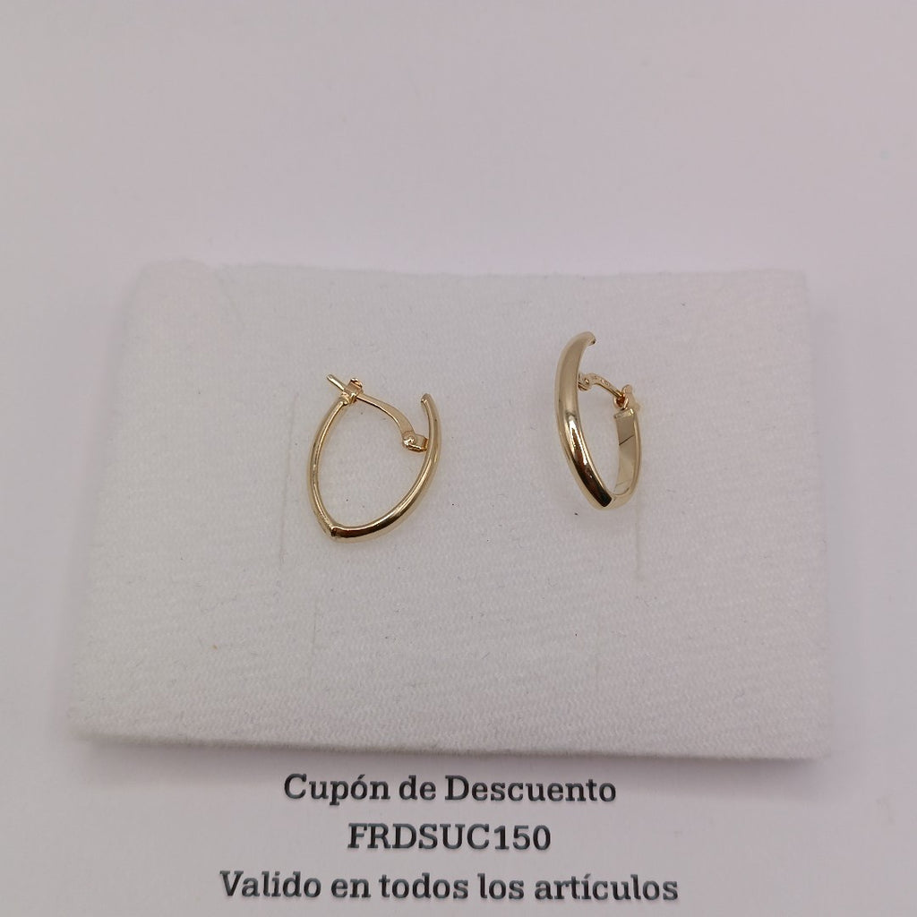ARRACADAS ORO 14K 1.5 (NUEVO)