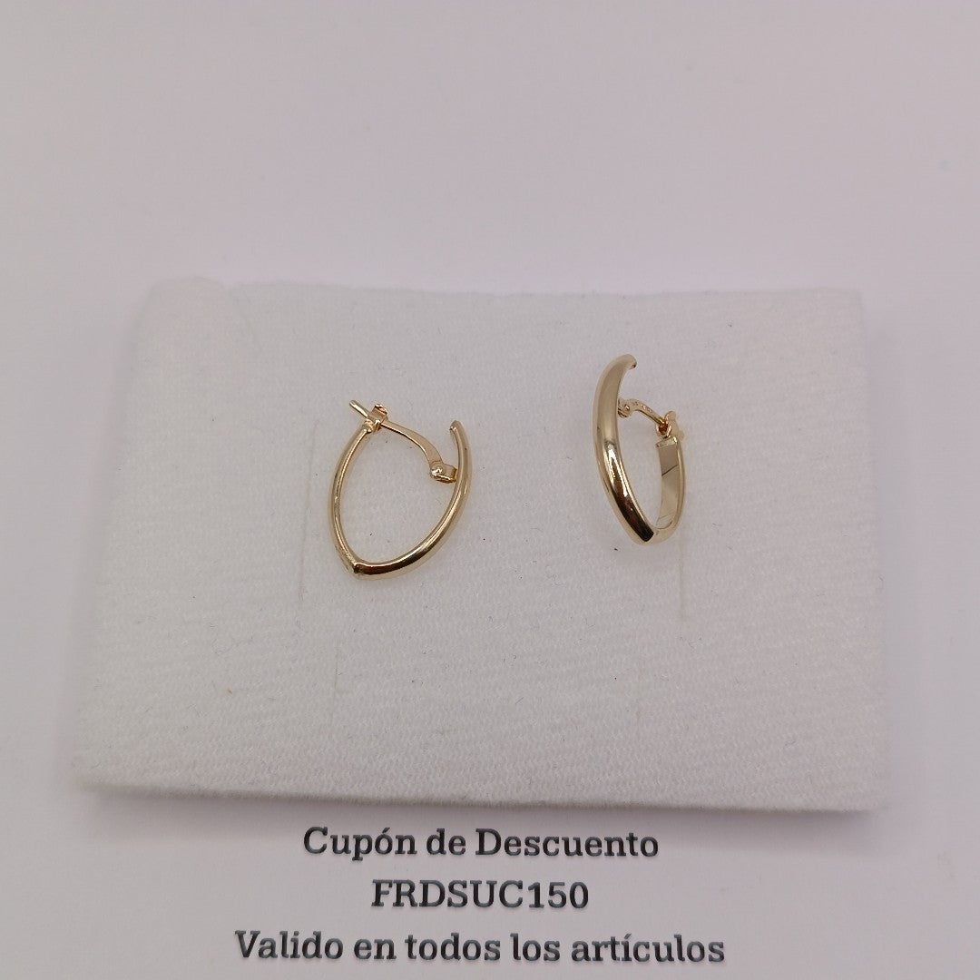 ARRACADAS ORO 14K 1.5 (NUEVO)
