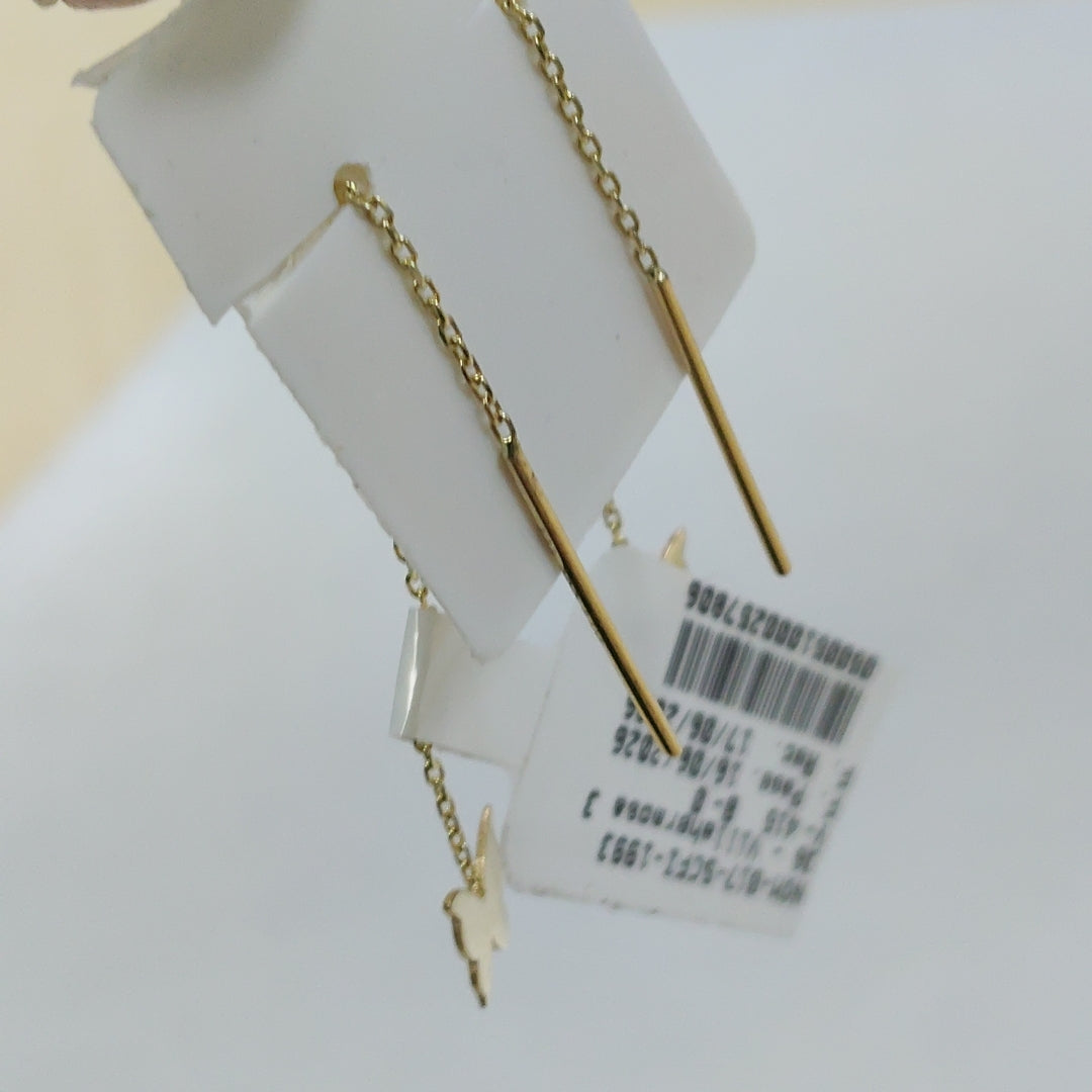 BROQUELES ORO 14K 0.7 (NUEVO)