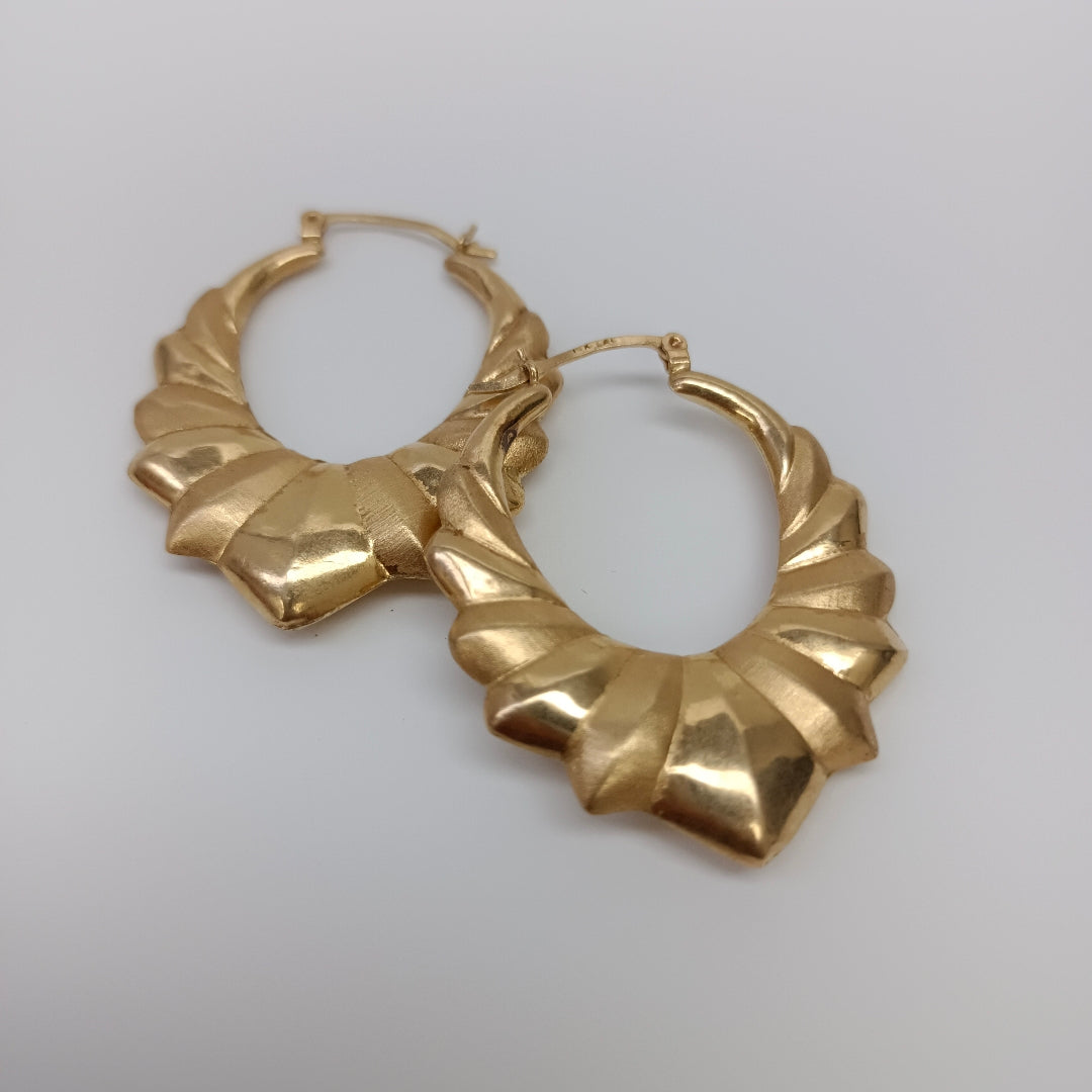 ARRACADAS PAR ORO 14 K 4.6 GRMS (SEMINUEVO)