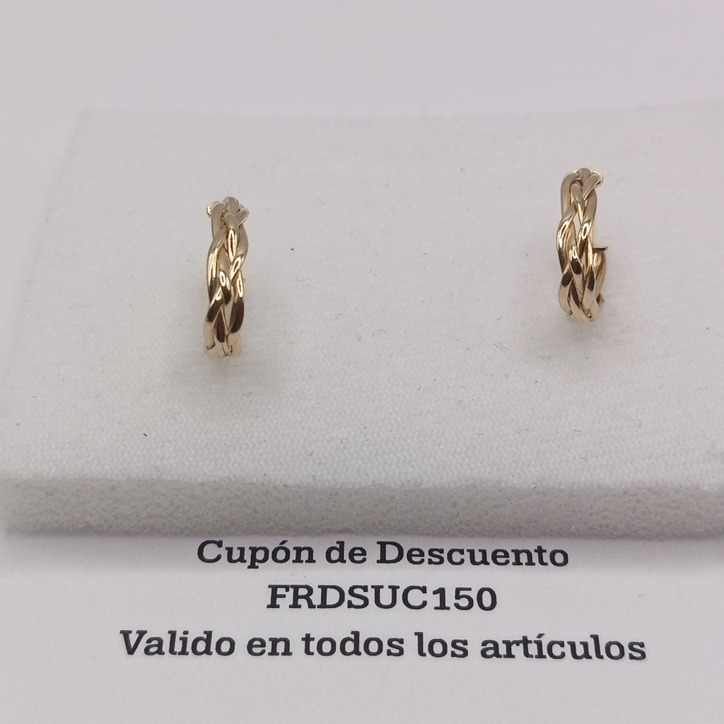 ARRACADAS ORO 14K 1.7 (NUEVO)