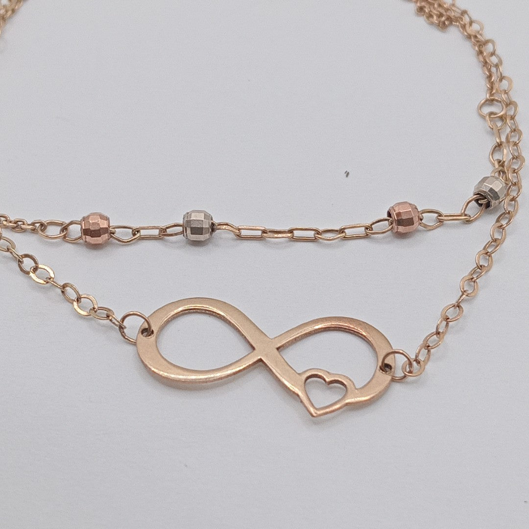 GARGANTILLA ORO COMBINADO 10 K 2,20 GRMS (SEMINUEVO)