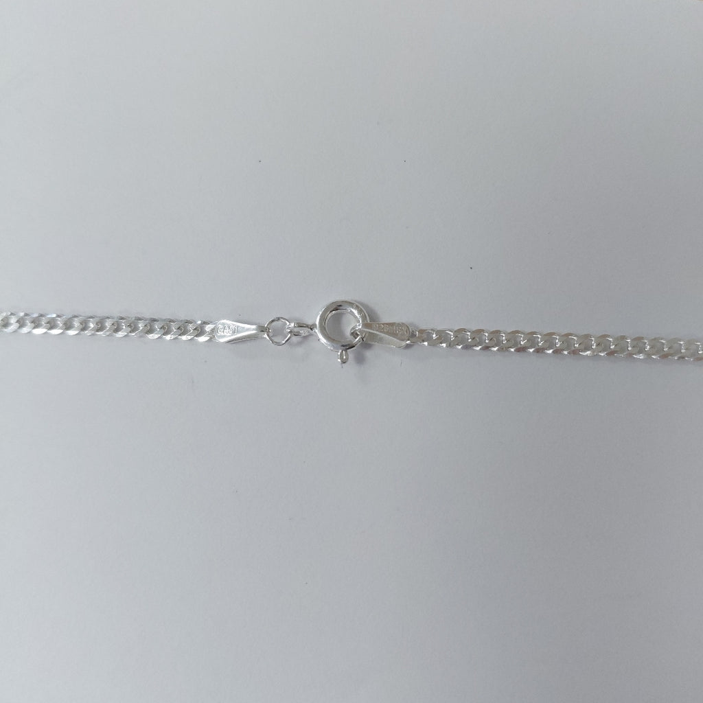 CADENA BARBADA PLATA .925 55 CM 4.93 GR (NUEVO)
