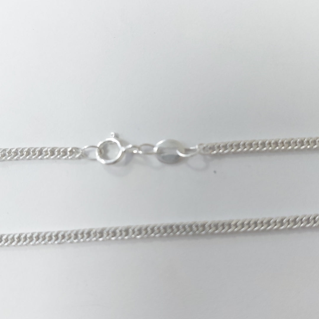CADENA BARBADA PLATA .925 50 CM 4.22 GR (NUEVO)
