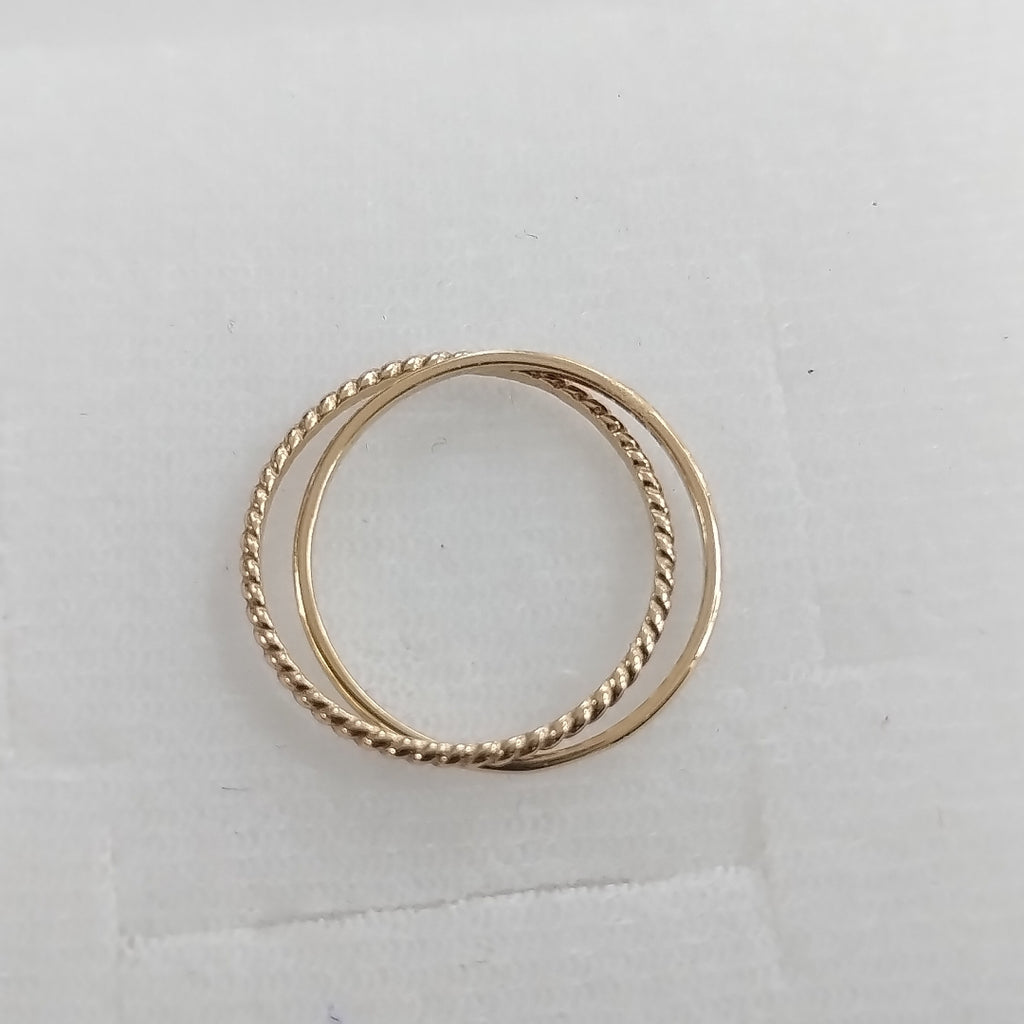 ANILLOS DAMA ORO 14K 1.5 (NUEVO)