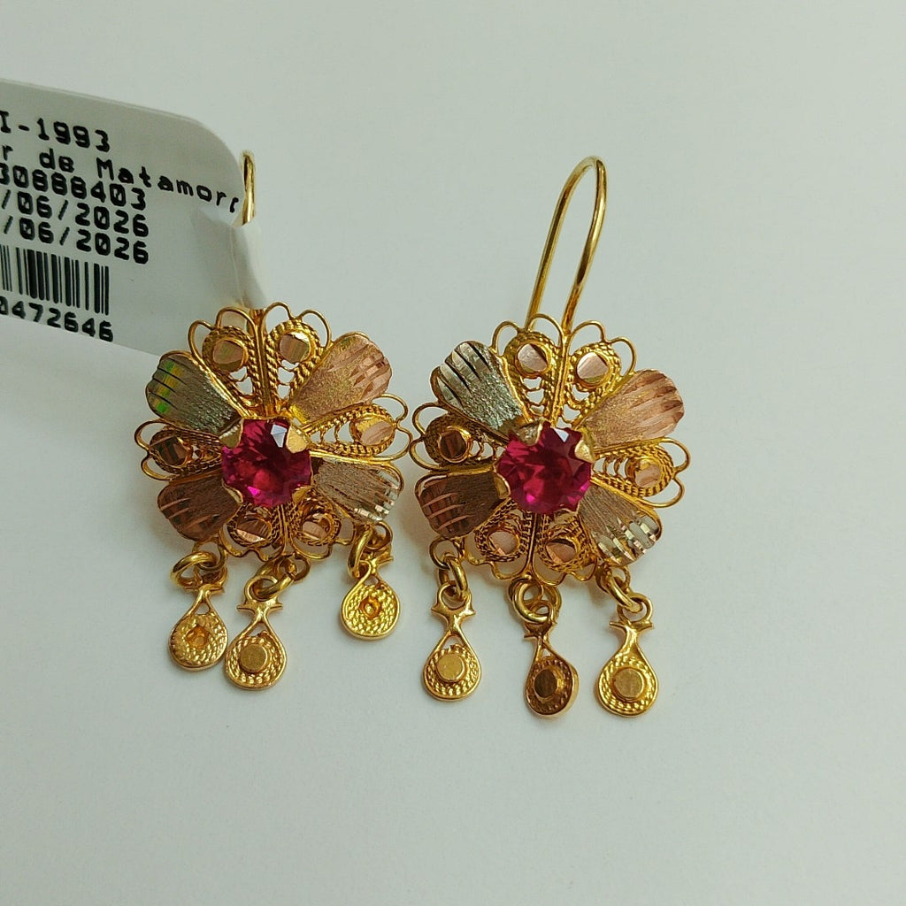ARETES PAR ORO 10 K 3.5 GRMS (SEMINUEVO)