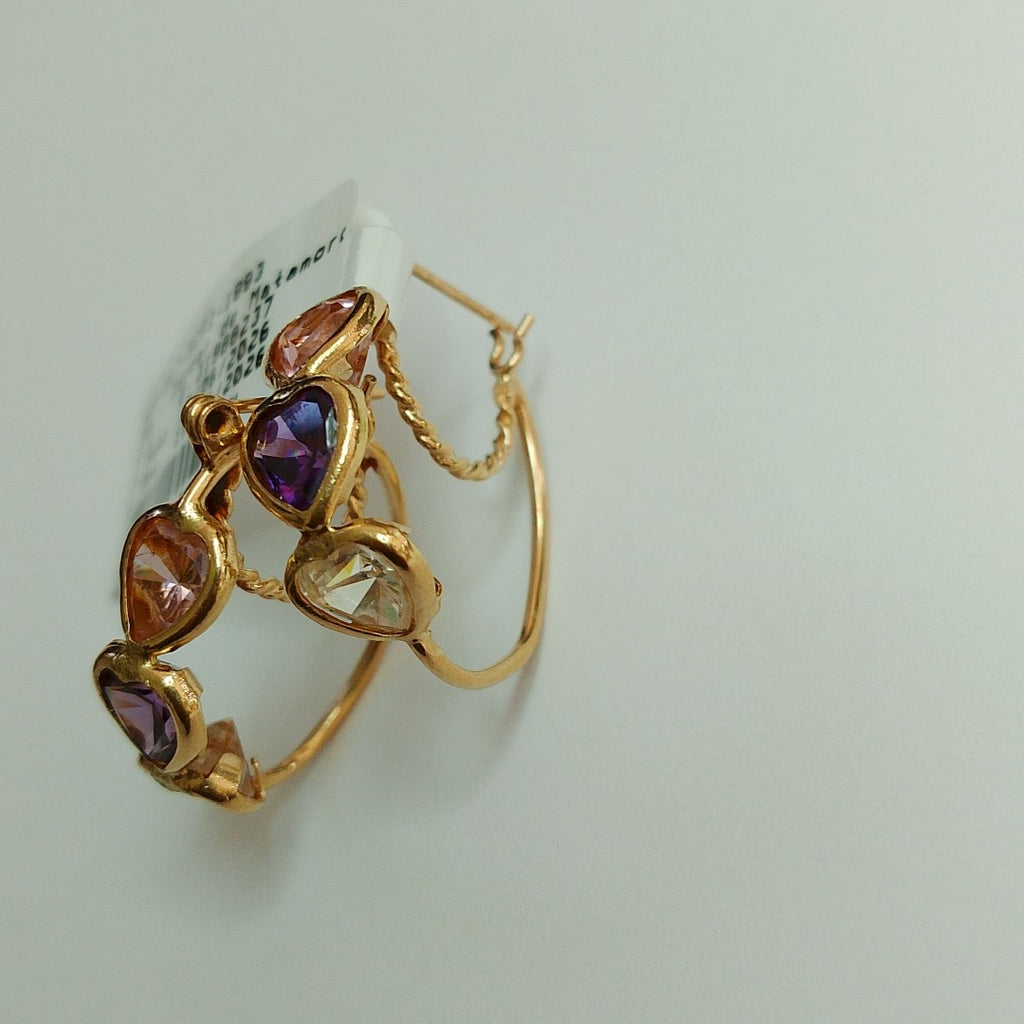 ARETES PAR ORO 14 K 3,50 GRMS (SEMINUEVO)