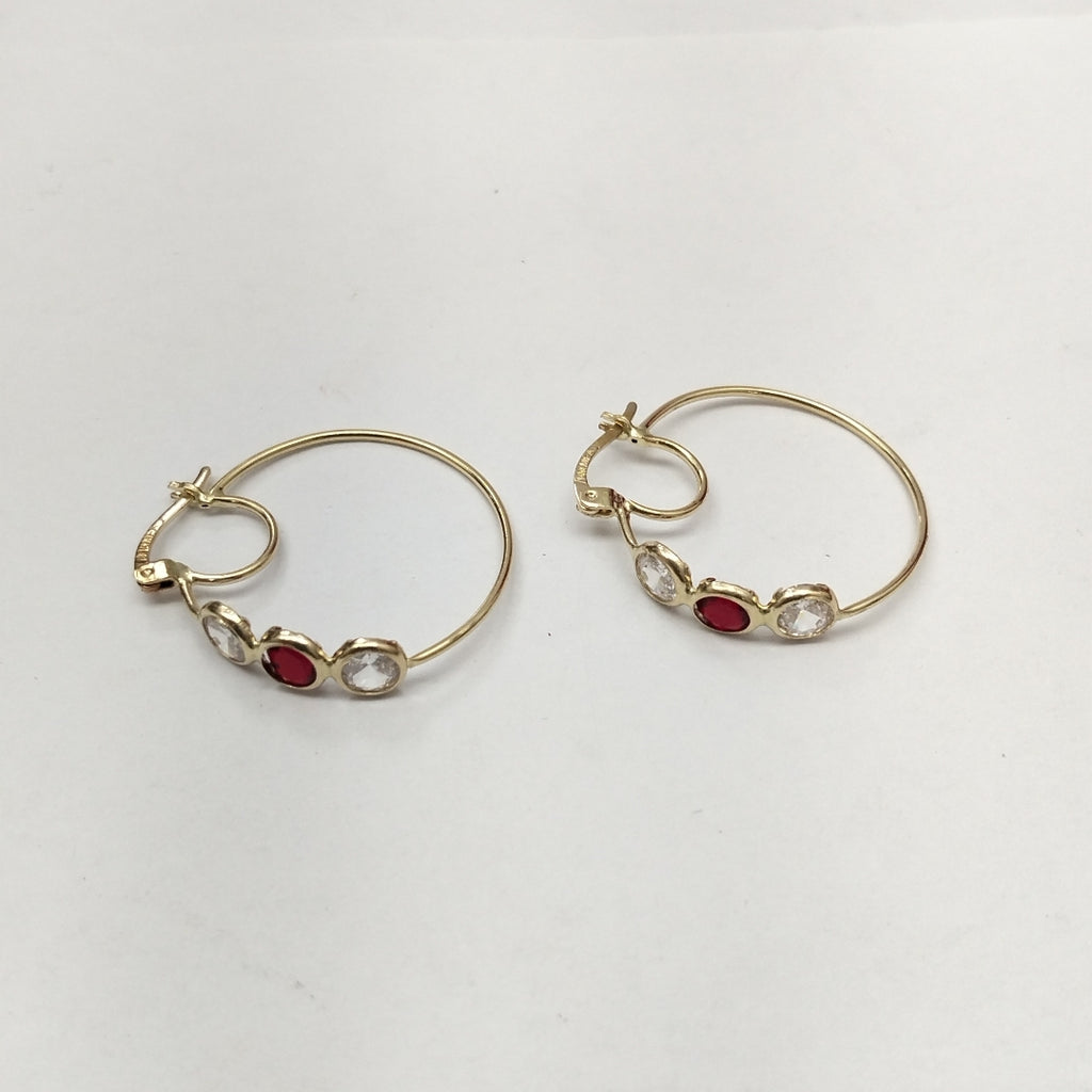 ARRACADAS PAR ORO 14 K 2,30 GRMS (SEMINUEVO)