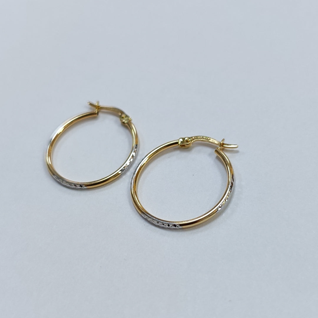 ARRACADAS ORO 14K 1.7 (NUEVO)