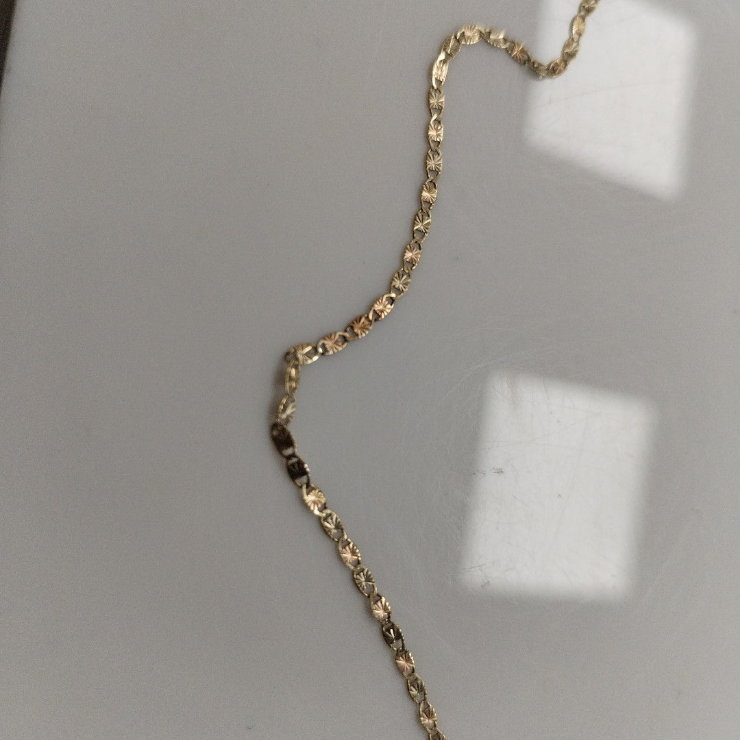 CADENA, DIJE ORO 8 K 2.5 GRMS (SEMINUEVO)