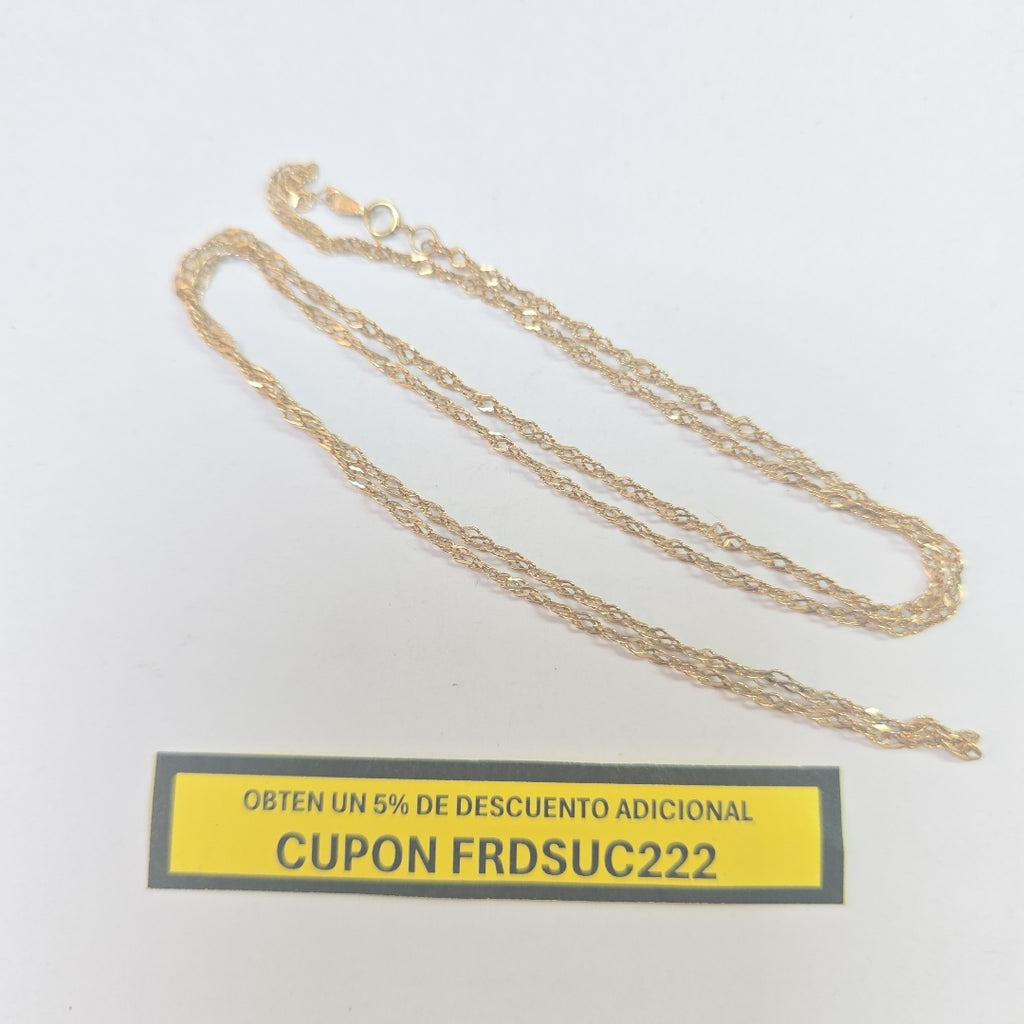CADENA ORO 14 K 3.3 GRMS (SEMINUEVO)