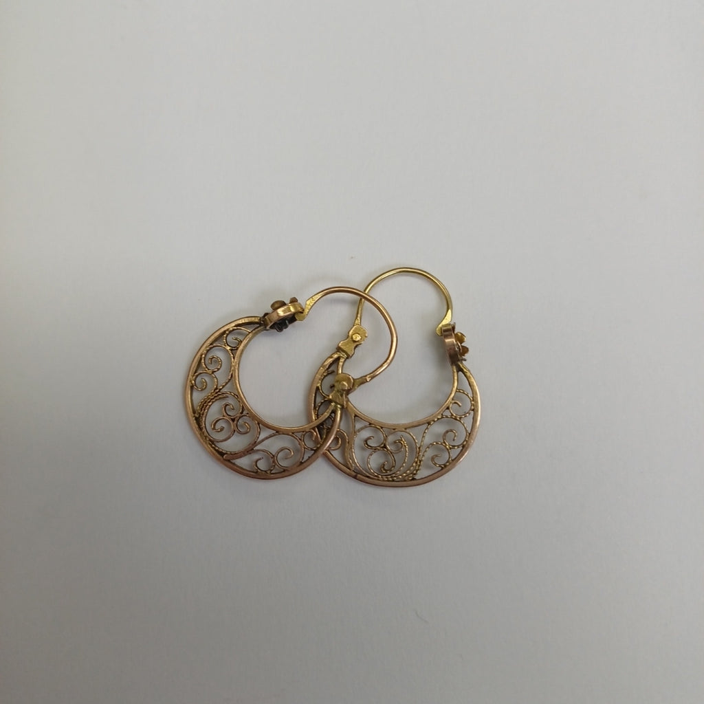 ARRACADAS PAR ORO 8 K 1,90 GRMS (SEMINUEVO)
