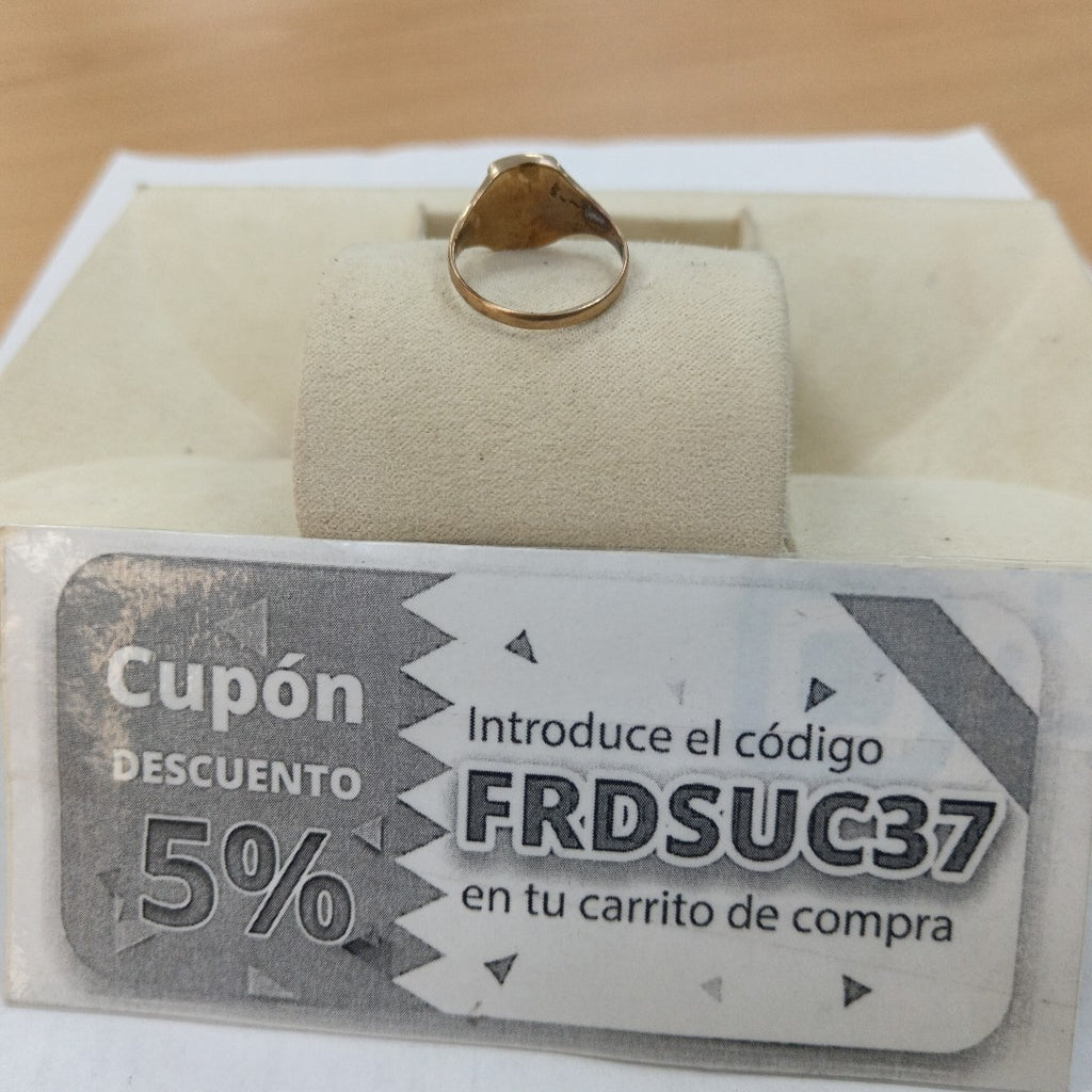ANILLO DE GRADUACIÓN ORO 8 K 3 GRMS (SEMINUEVO)