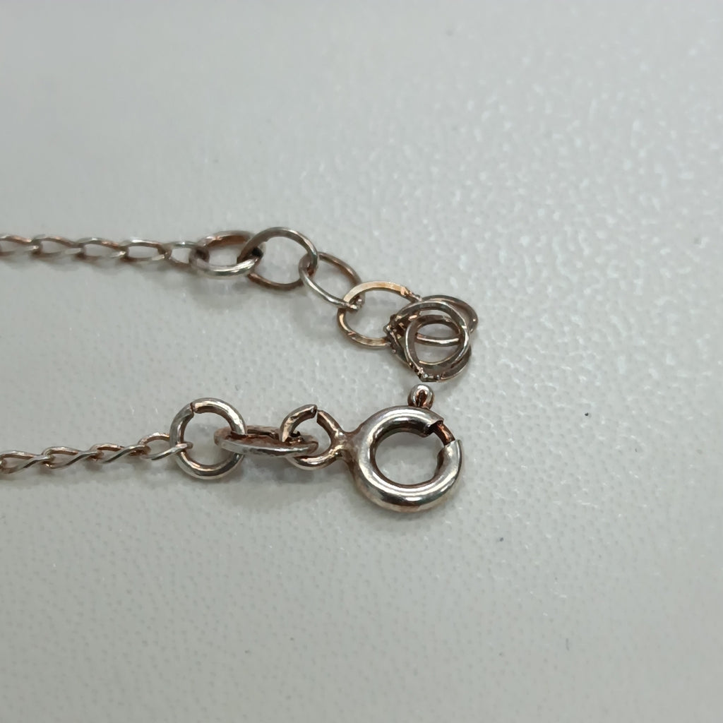 PULSERA TEJIDO LLAVE PLATA .925 18 CM 2.3 GR (NUEVO)