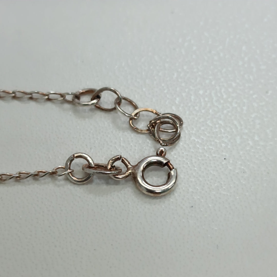 PULSERA TEJIDO LLAVE PLATA .925 18 CM 2.3 GR (NUEVO)