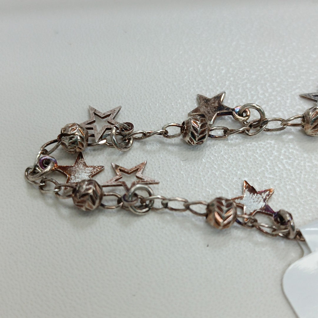 PULSERA TEJIDO ESPECIAL PLATA .925 18 CM 3.1 GR (NUEVO)