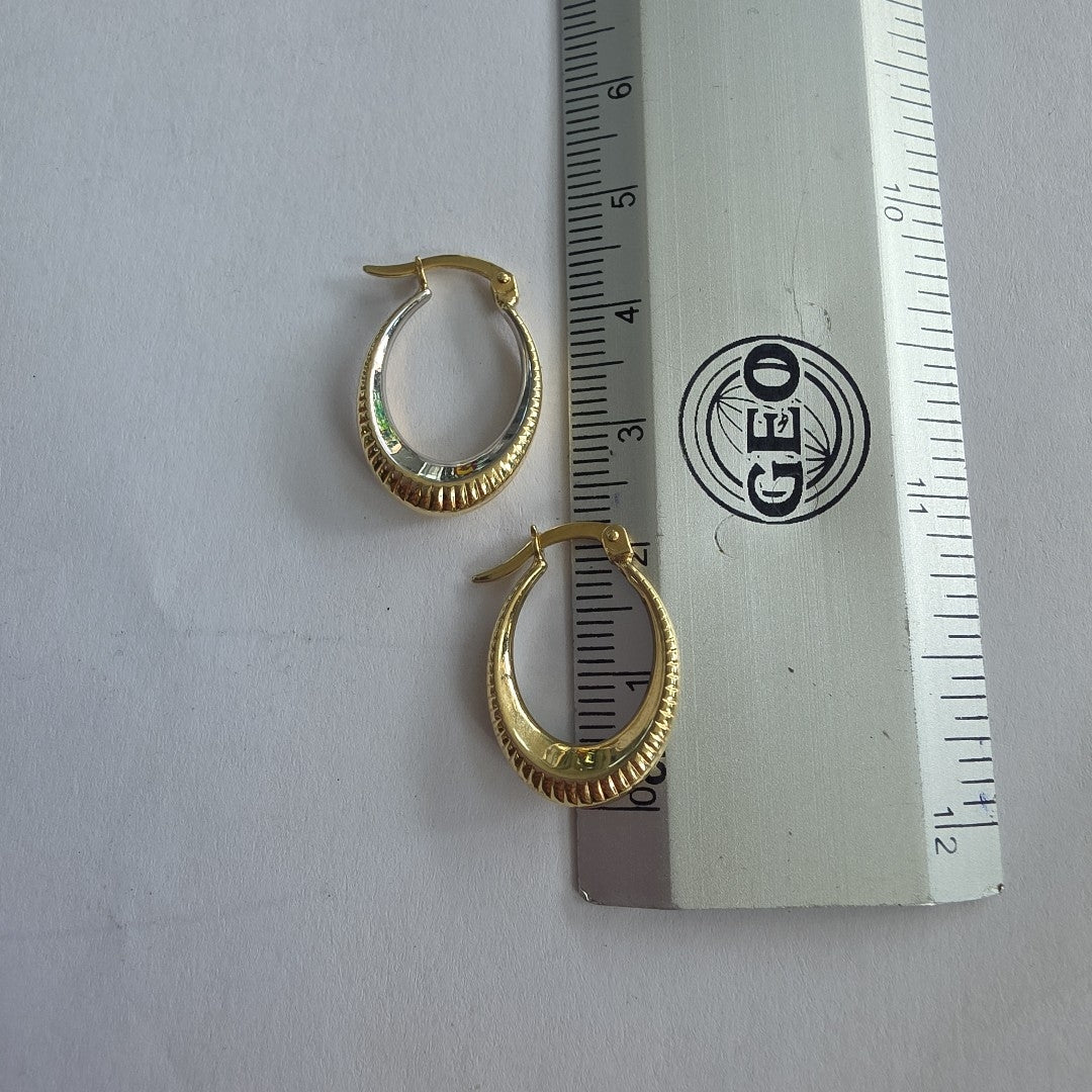 ARRACADAS PAR ORO 10 K 1,30 GRMS (SEMINUEVO)