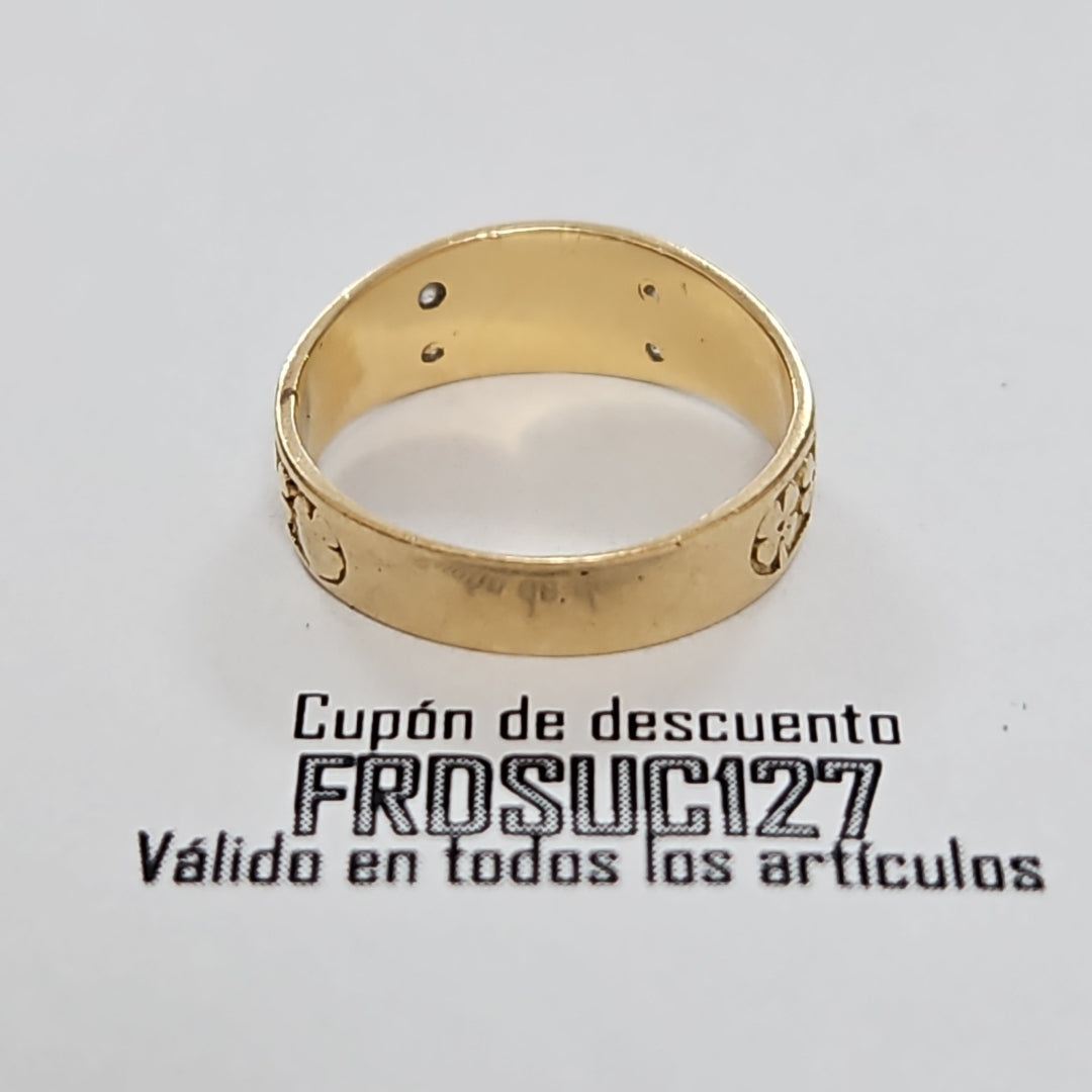 ARGOLLA DE LA SUERTE ORO 14 K 3,00 GRMS (SEMINUEVO)