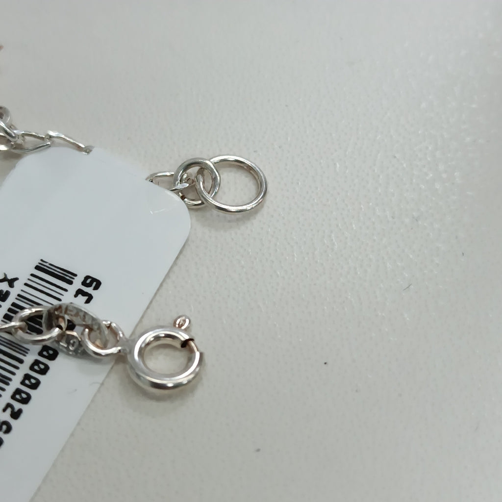 PULSERA TEJIDO ESPECIAL PLATA .925 18 CM 2.8 GR (NUEVO)