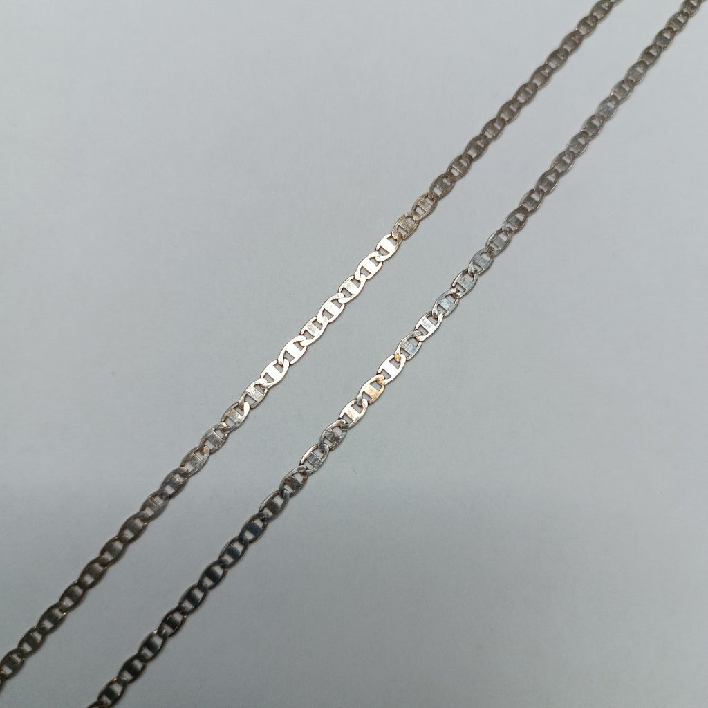 CADENA TEJIDO ESPEJO PLATA .925 60 CM 4.3 GR (NUEVO)