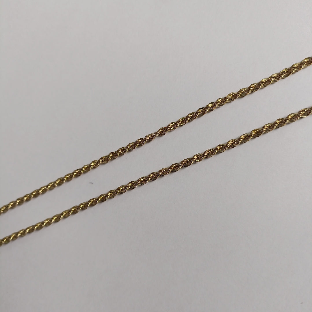 CADENA ORO 14 K 7.7 GRMS (SEMINUEVO)