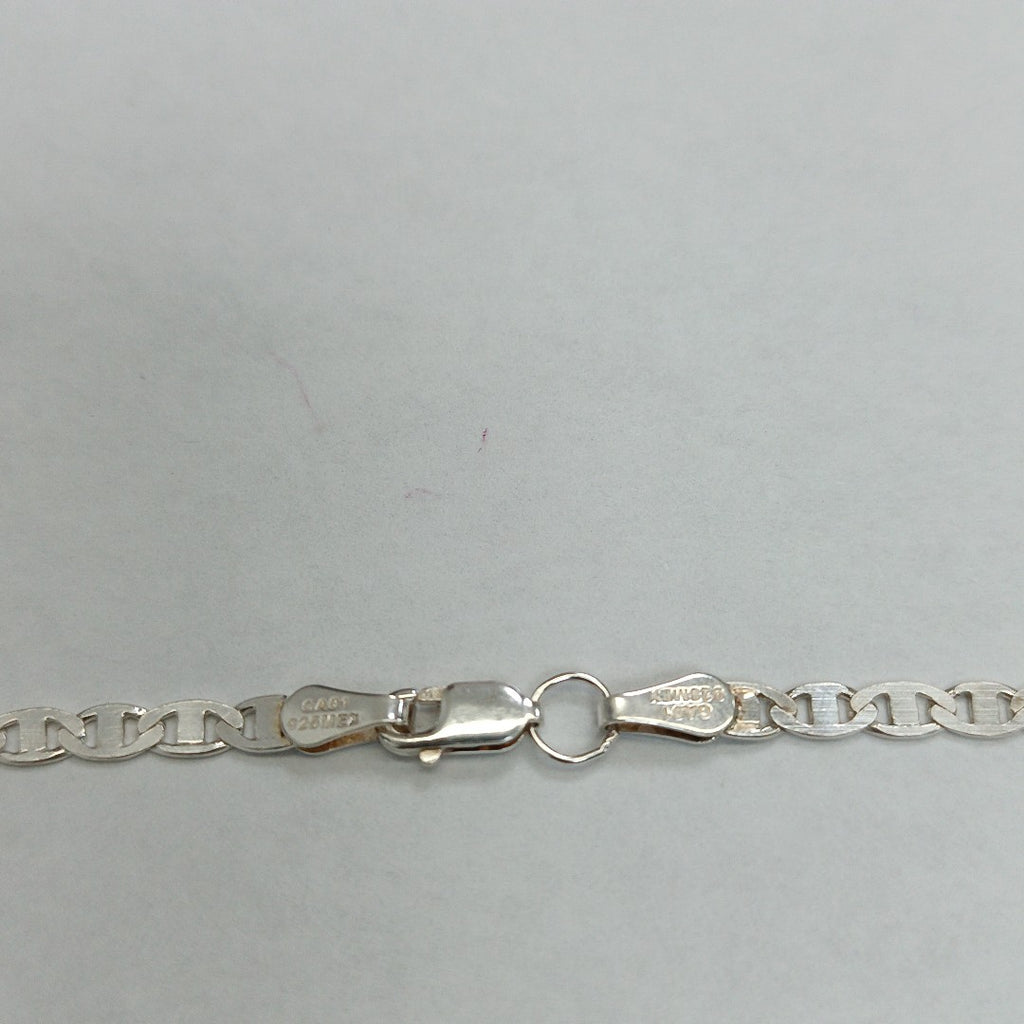 CADENA TEJIDO GUCHI PLATA .925 60 CM 9.8 GR (NUEVO)