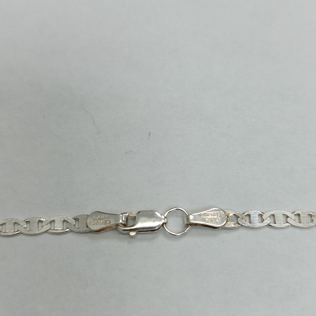 CADENA TEJIDO GUCHI PLATA .925 60 CM 9.8 GR (NUEVO)
