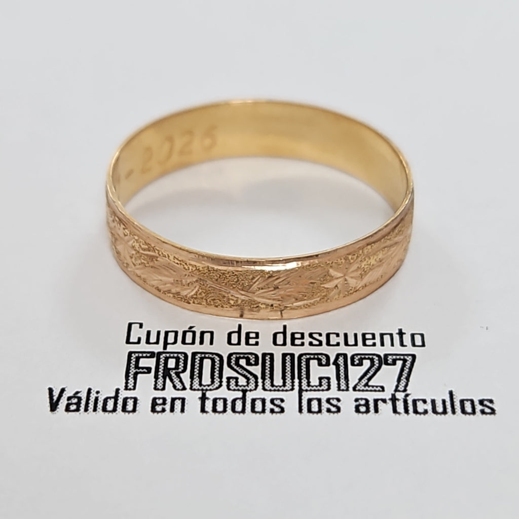 ARGOLLA ORO 8 K 2.1 GRMS (SEMINUEVO)
