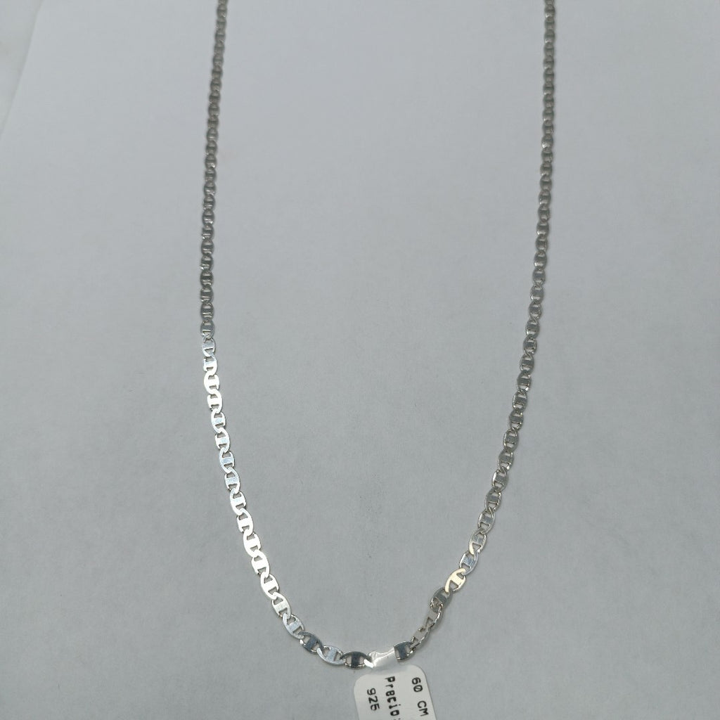 CADENA TEJIDO GUCHI PLATA .925 60 CM 8.9 GR (NUEVO)