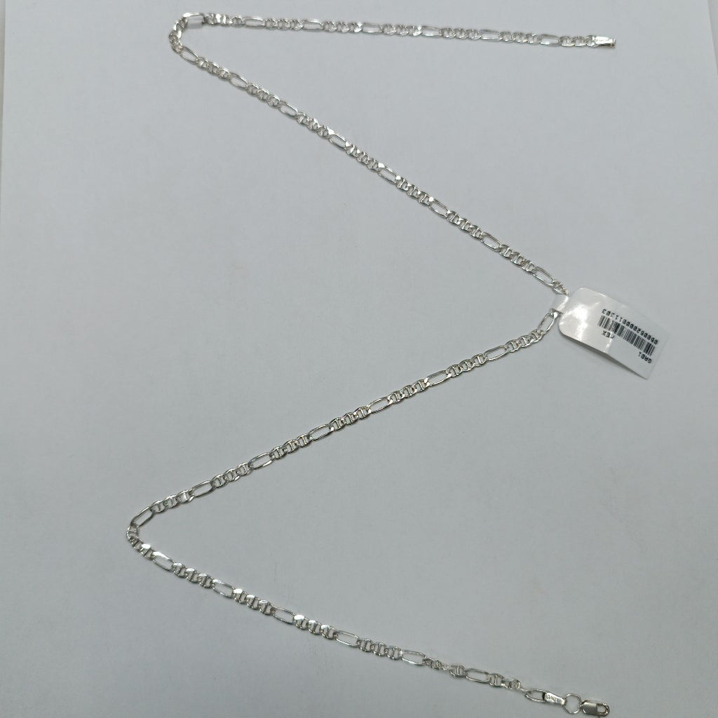 CADENA TEJIDO MARINERO PLATA .925 55 CM 7.9 GR (NUEVO)