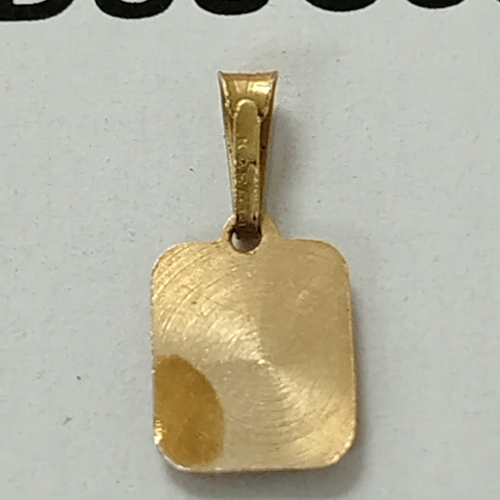 DIJE, MEDALLA RELIGIOSA ORO 14 K 0.5 GRMS (SEMINUEVO)