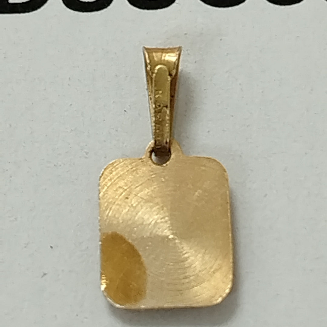 DIJE, MEDALLA RELIGIOSA ORO 14 K 0.5 GRMS (SEMINUEVO)