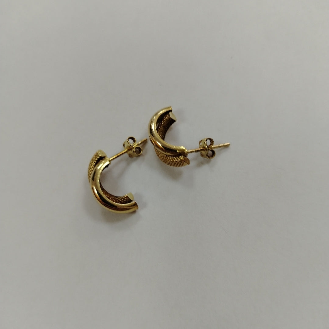 BROQUELES PAR ORO 14 K 1.2 GRMS (SEMINUEVO)