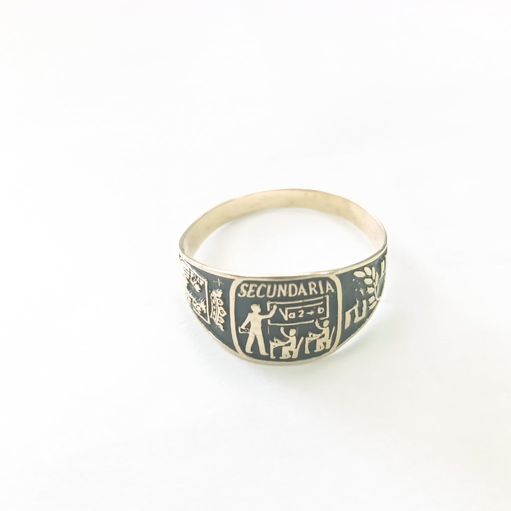 ANILLO DE GRADUACIÓN ORO 8 K 1,20 GRMS (SEMINUEVO)