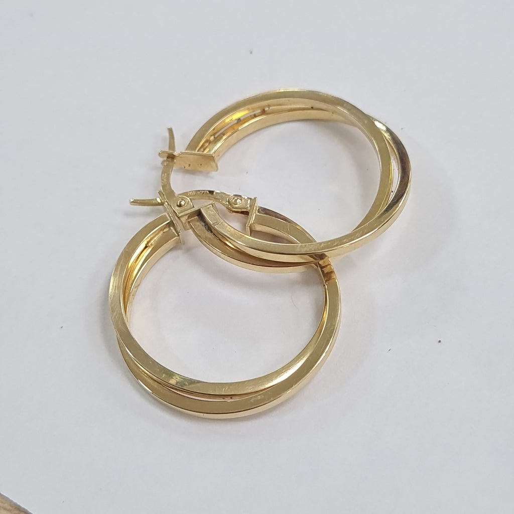 ARRACADAS PAR ORO 14 K 2.4 GRMS (SEMINUEVO)