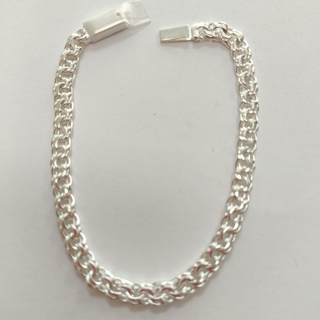 PULSERA TEJIDO CHINO PLATA .925 18 CM 8.4 GR (NUEVO)