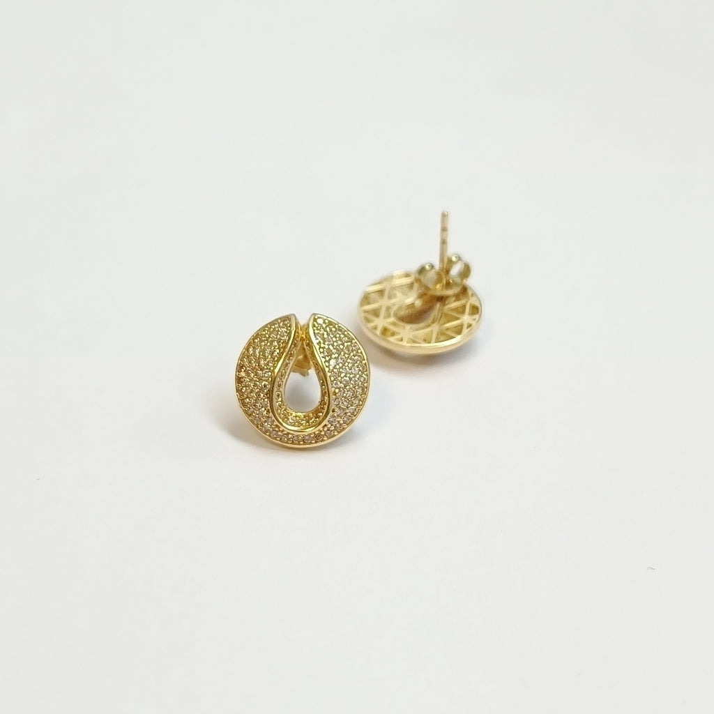 BROQUELES ORO 14K 3.7 (NUEVO)