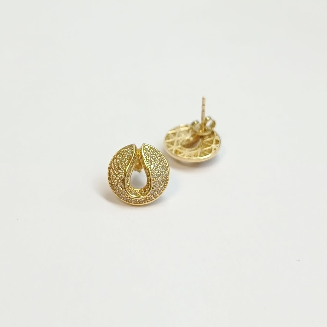 BROQUELES ORO 14K 3.7 (NUEVO)