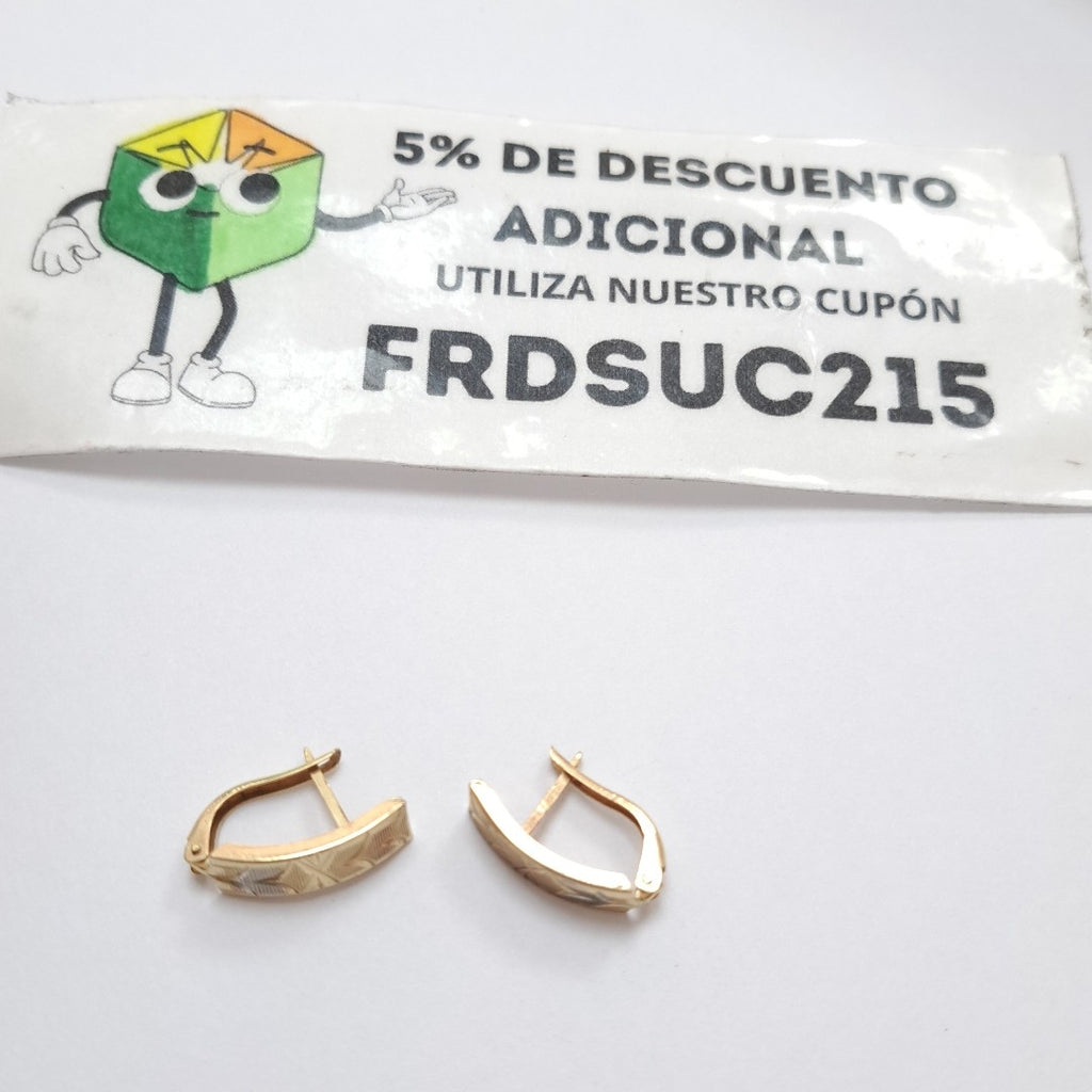 ARETES PAR ORO 10 K 1.6 GRMS (SEMINUEVO)