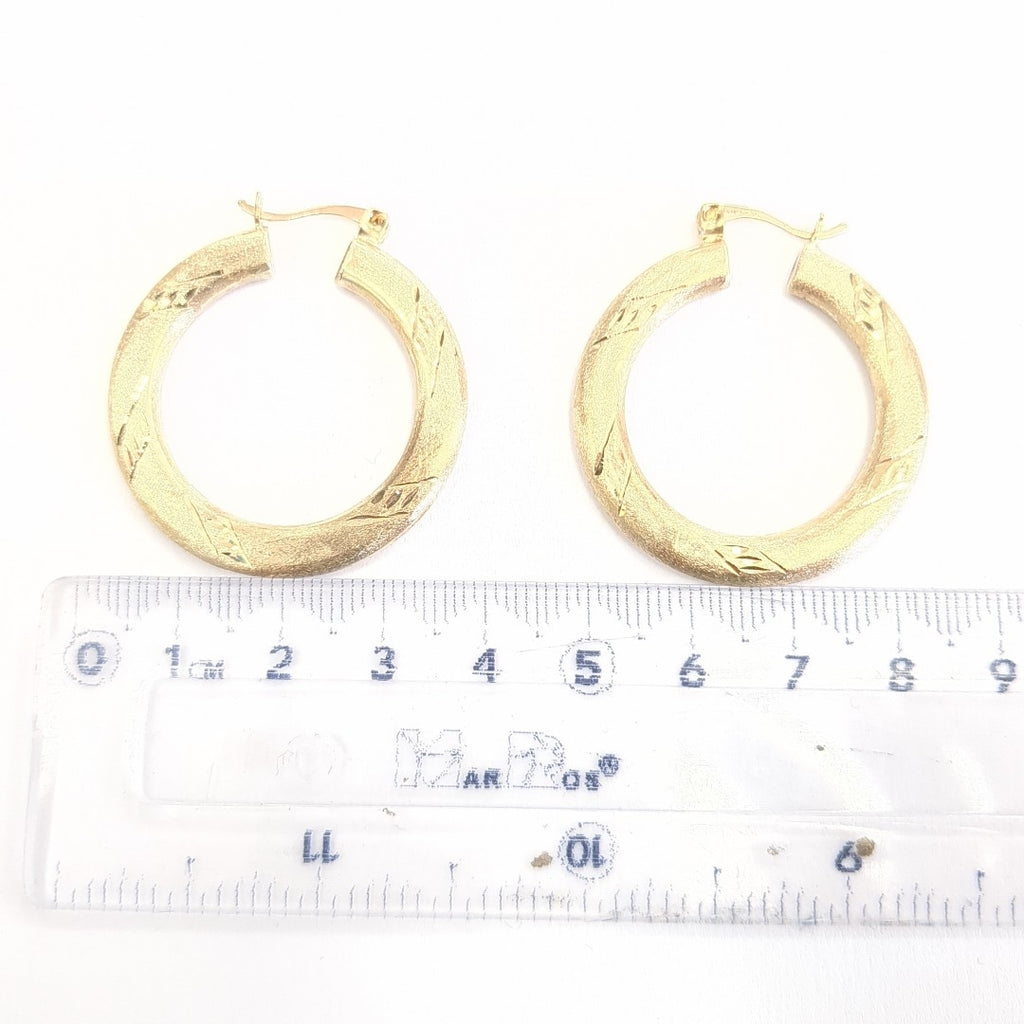 ARRACADAS PAR ORO 10 K 5,80 GRMS (SEMINUEVO)