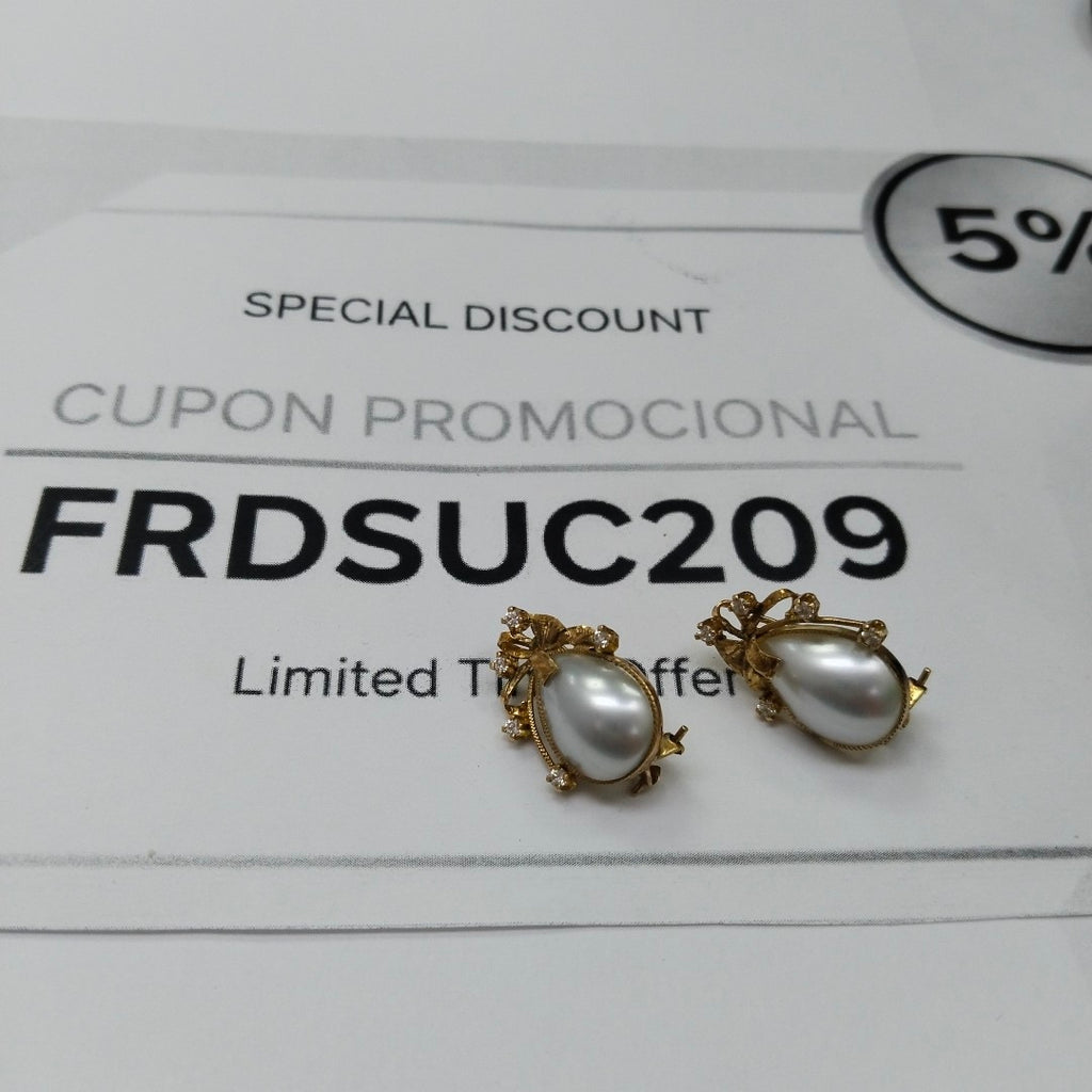 ARETES PAR ORO 10 K 5.3 GRMS (SEMINUEVO)