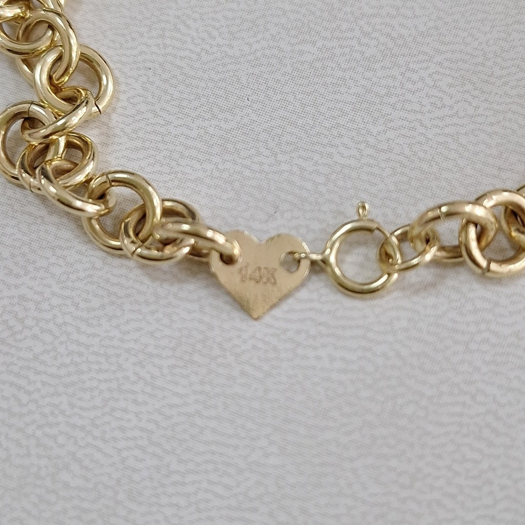 PULSERA ORO 14 K 8.9 GRMS (SEMINUEVO)