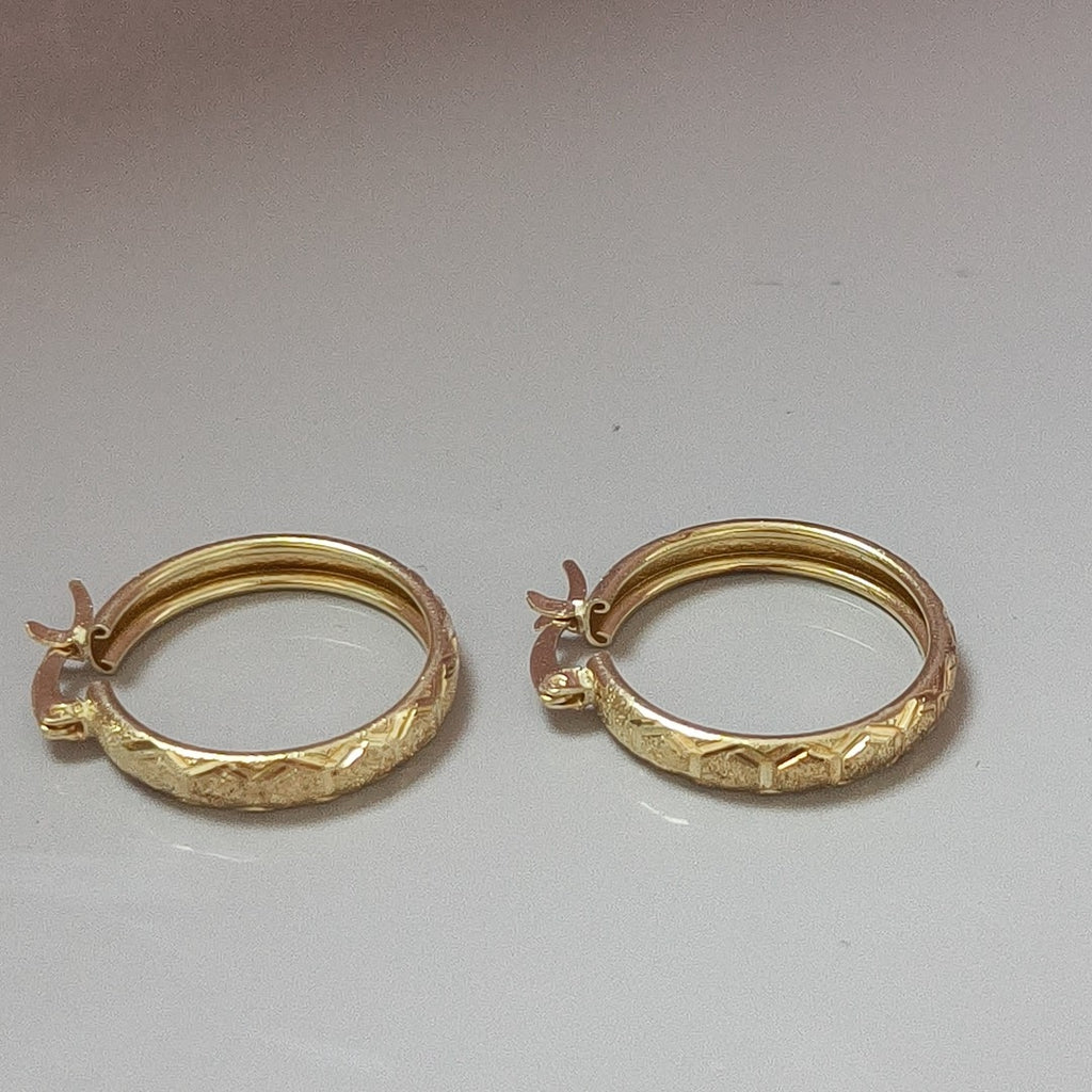ARRACADAS PAR ORO 14 K 4.5 GRMS (SEMINUEVO)