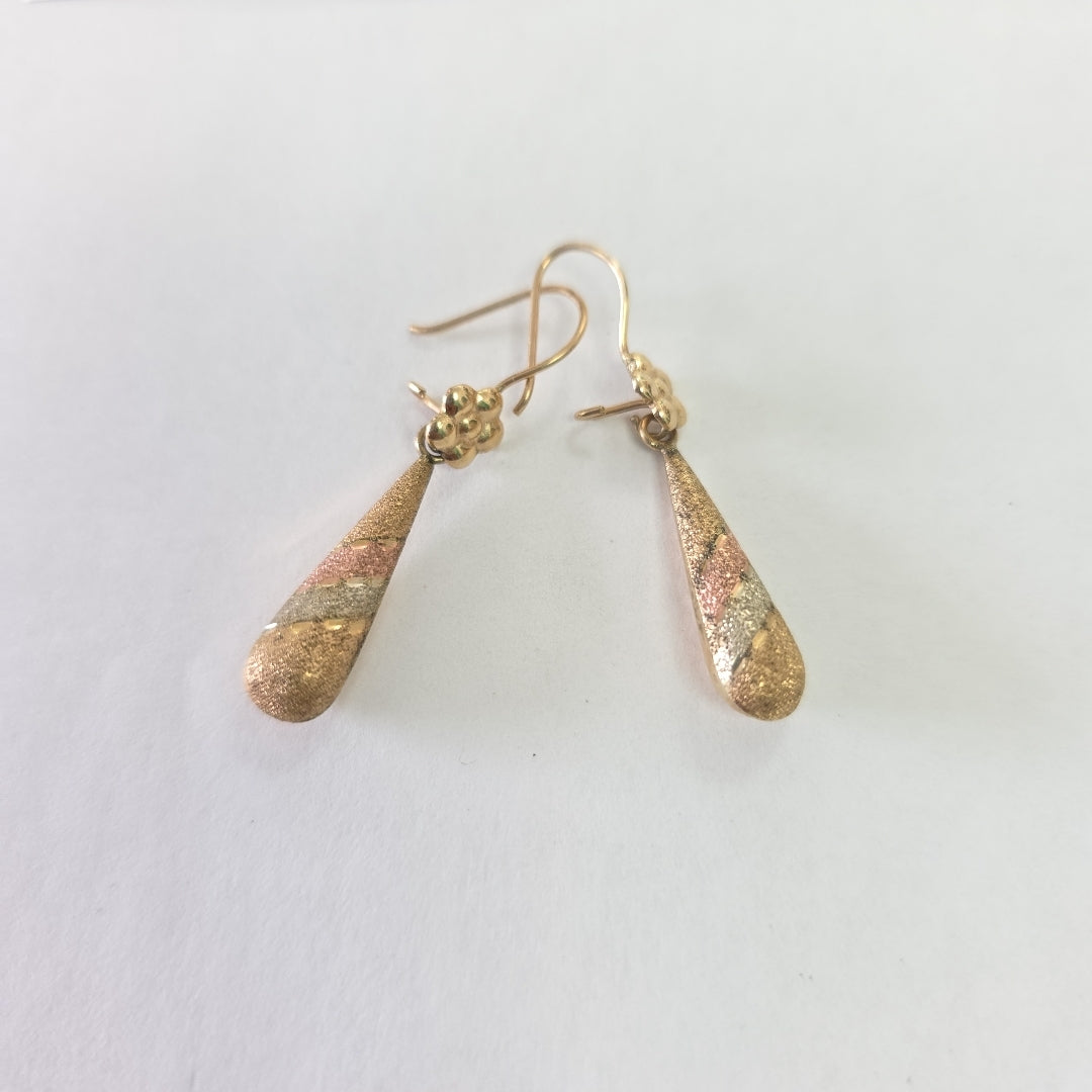 ARETES PAR ORO 10 K 2,20 GRMS (SEMINUEVO)