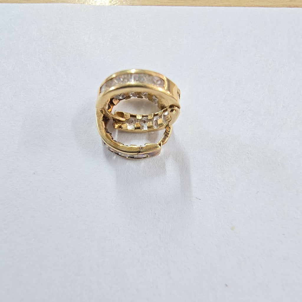 ARRACADAS PAR ORO 14 K 0.9 GRMS (SEMINUEVO)