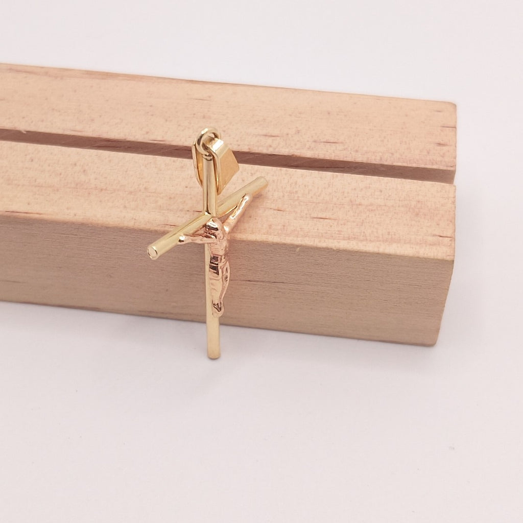 CRUCIFIJO ORO 14 K 1 GRMS (SEMINUEVO)