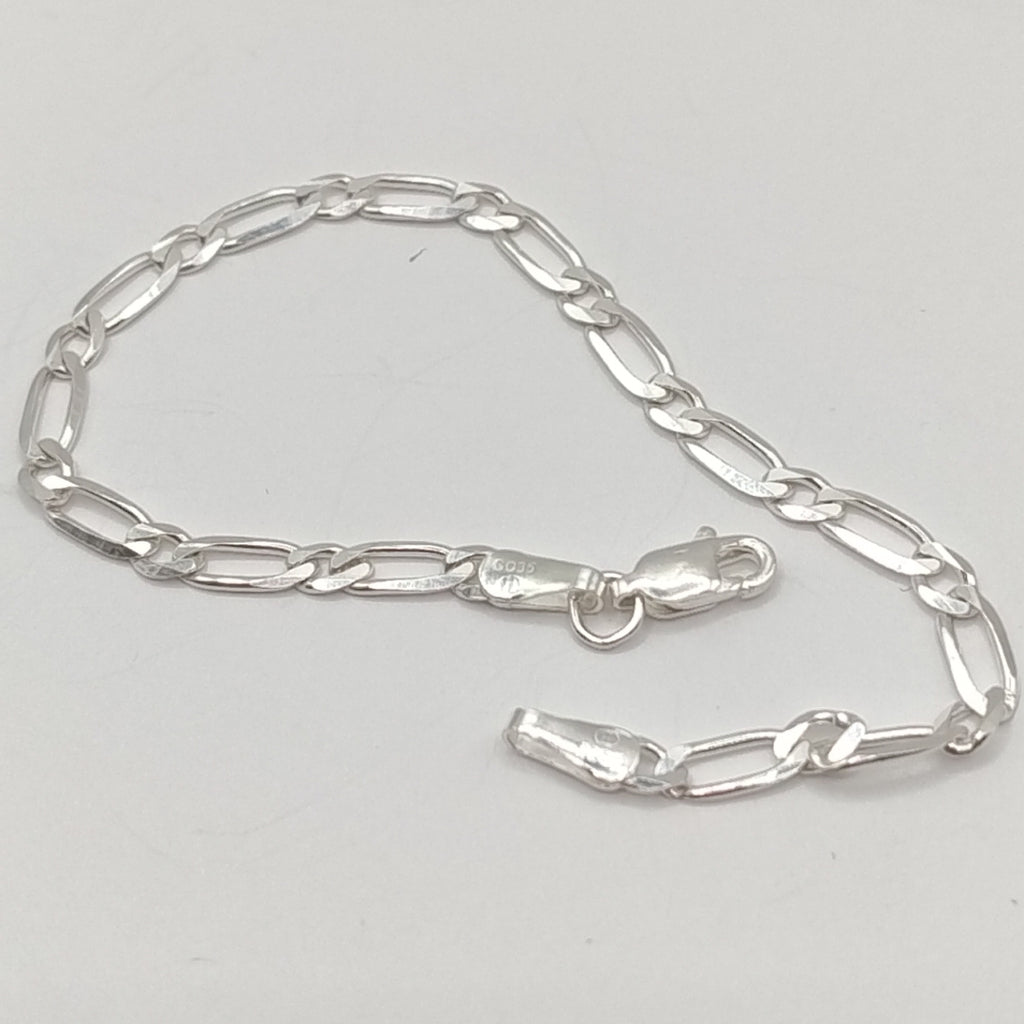PULSERA TEJIDO 1X1 PLATA .925 18 CM 3.5 GR (NUEVO)